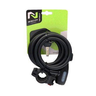 Zapięcie rowerowe SPIRALA na klucz, fi 10 mm, długość 1800 mm