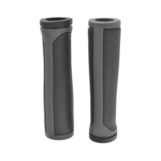 Chwyt kierownicy gumowy 125mm szaro-czarne