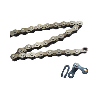 Łańcuch zwykły S410, 106 ogniw 1-rzędowy 1/2 x1/8 cal brązowy