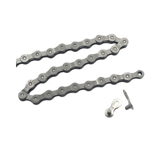 Łańcuch MTB/ROAD S9, 116 ogniw 9-rzędowy,  1/2x11/128 cala szary