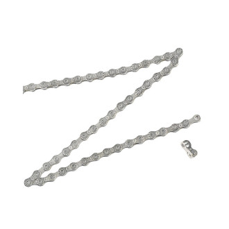 Łańcuch MTB/ROAD S9 S2, 116 ogniw 9-rzędowy 1/2x11/128, srebrny