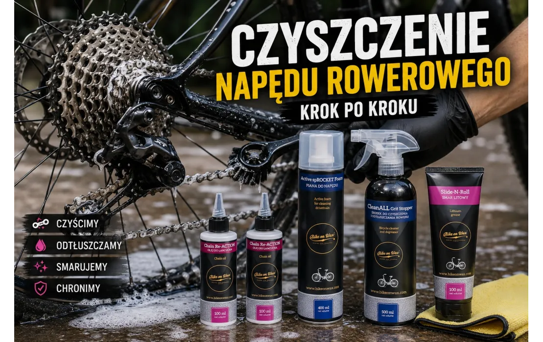 Czyszczenie napędu rowerowego – jak wyczyścić łańcuch krok po kroku