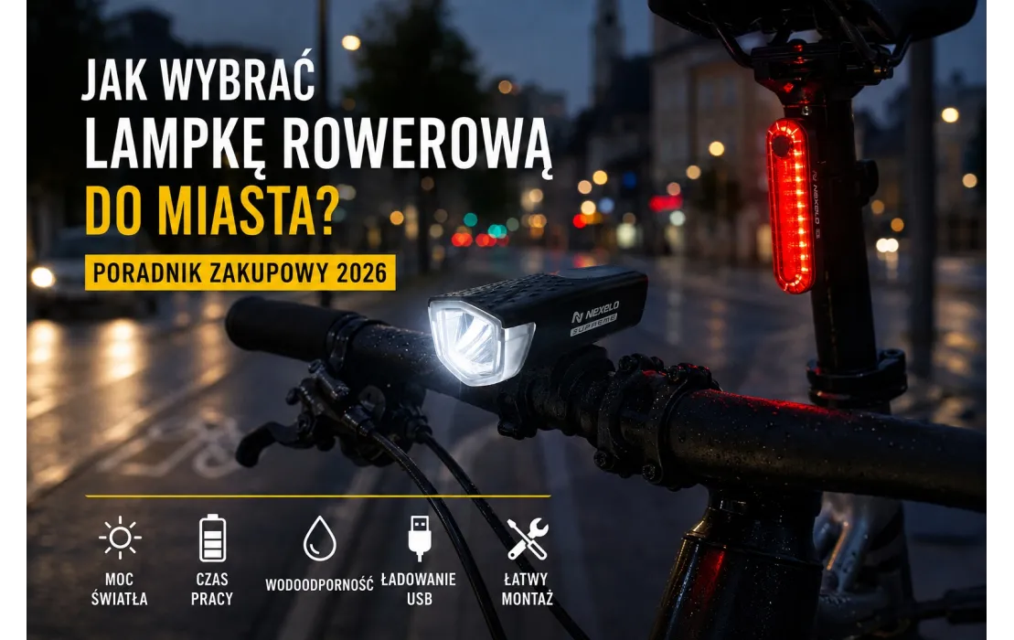 Jak wybrać lampkę rowerową do miasta? Kompletny poradnik 2026